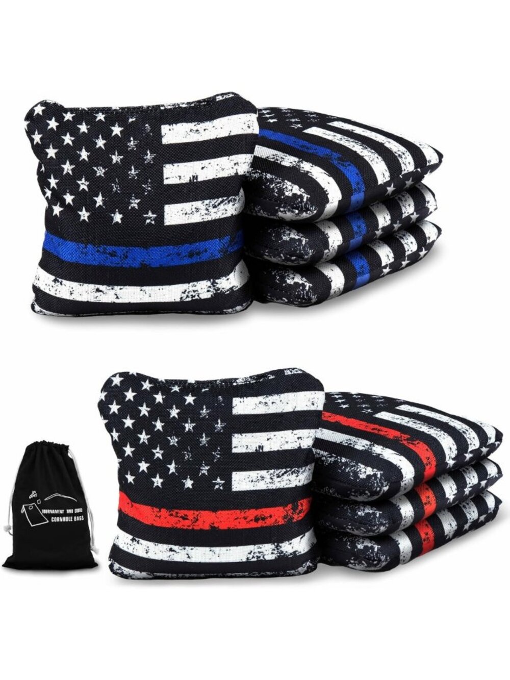 Regulation Cornhole Bags Set of 8 - Heavy Duty, Durable, Perfect for Outdoor Fun